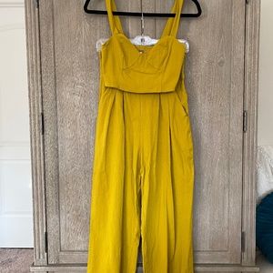 Yellow Free People Larissa Pants Set